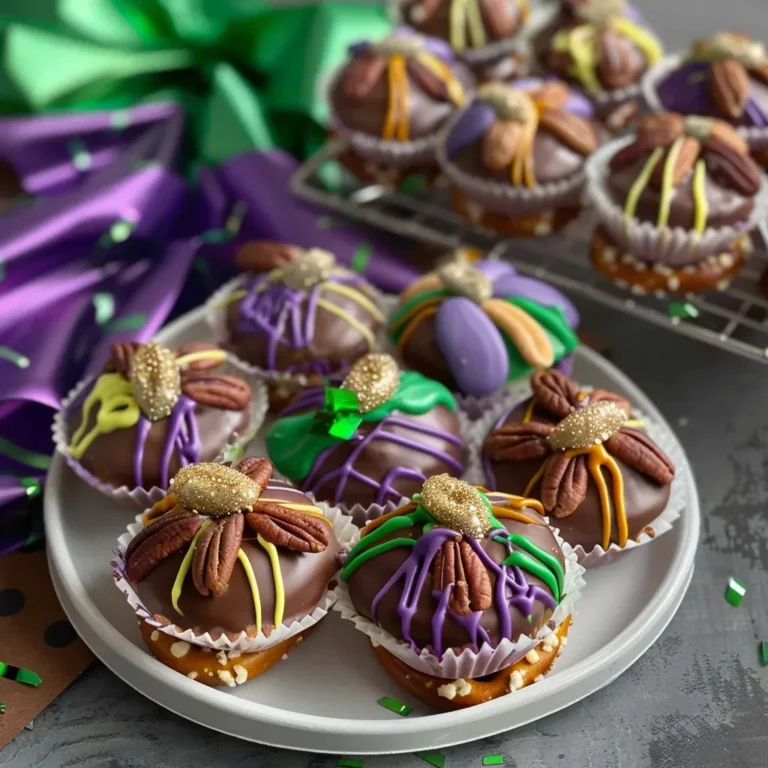 Decadent Mardi Gras Chocolate Turtles Recipe