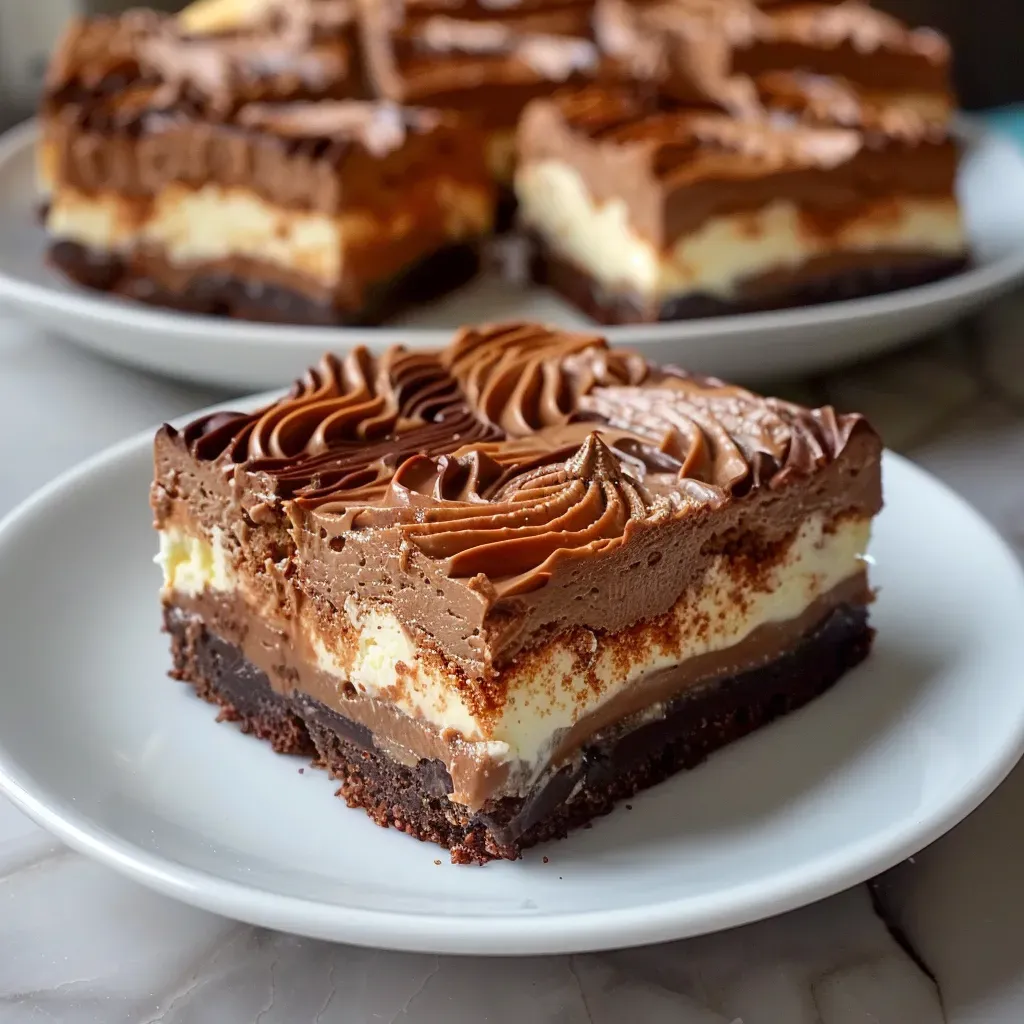 Decadent Nutella Cheesecake Bars Recipe