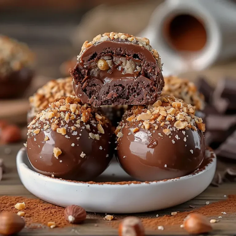 Decadent Nutella Chocolate Truffles
