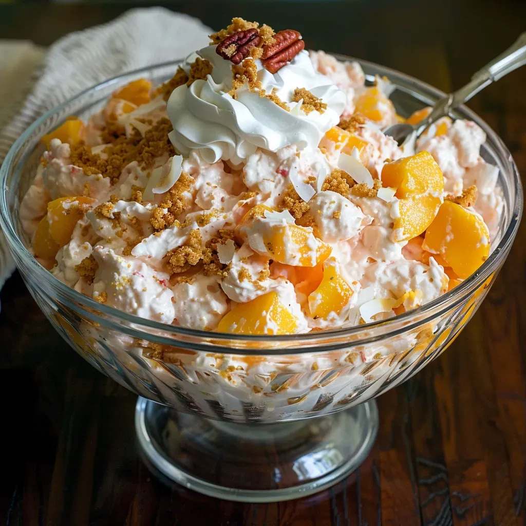 Decadent Peach Salad Recipe - Easy and Delicious!