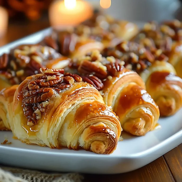 Decadent Pecan Pie Crescent Rolls