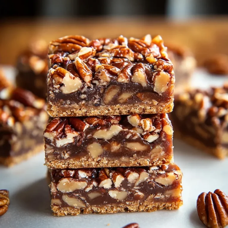 Decadent Pecan Turtle Bars Recipe