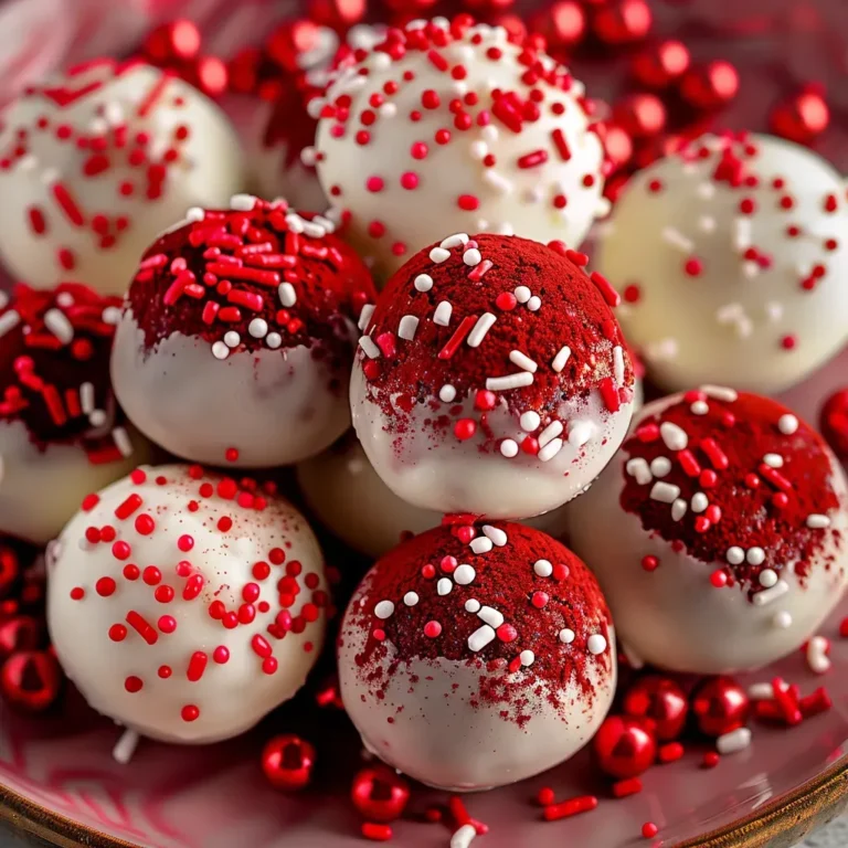 Decadent Red Velvet Cake Truffles