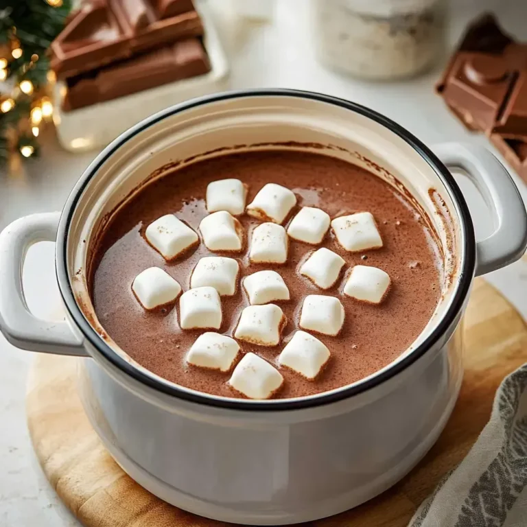 Decadent Slow Cooker Hot Chocolate Recipe