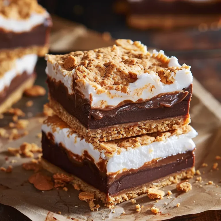 Decadent S'mores Fudge Bars Recipe