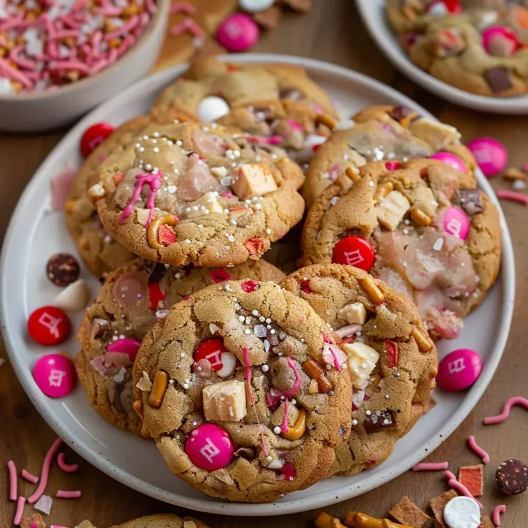 Decadent Valentine's Day Kitchen Sink Cookies