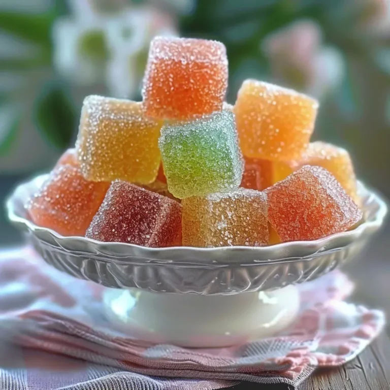 Delicious and Colorful Gumdrop Treats Recipe