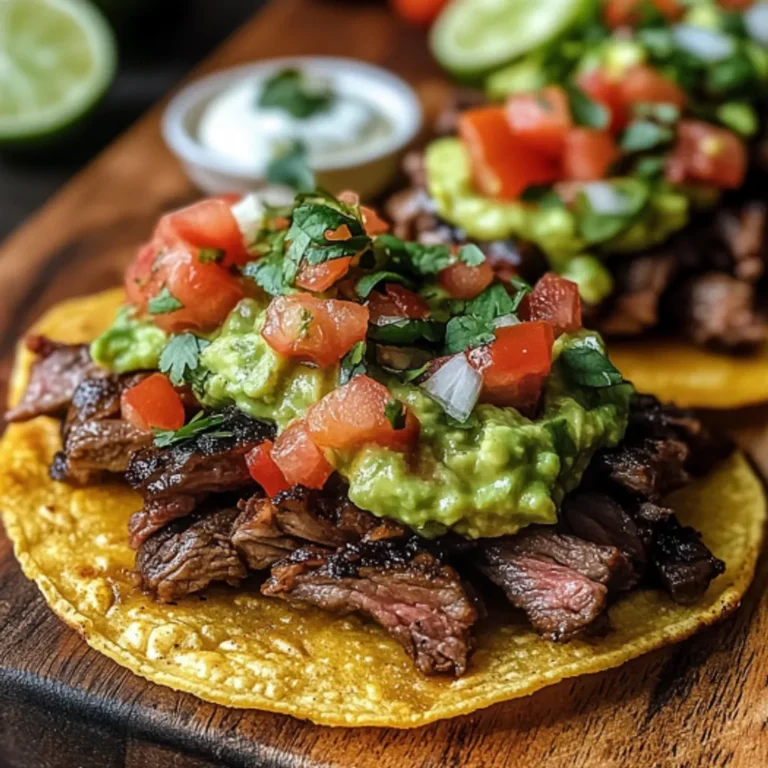 Delicious and Easy Mexican Carne Asada Tostadas