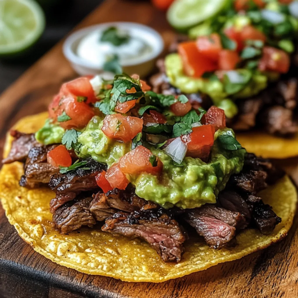 Delicious and Easy Mexican Carne Asada Tostadas