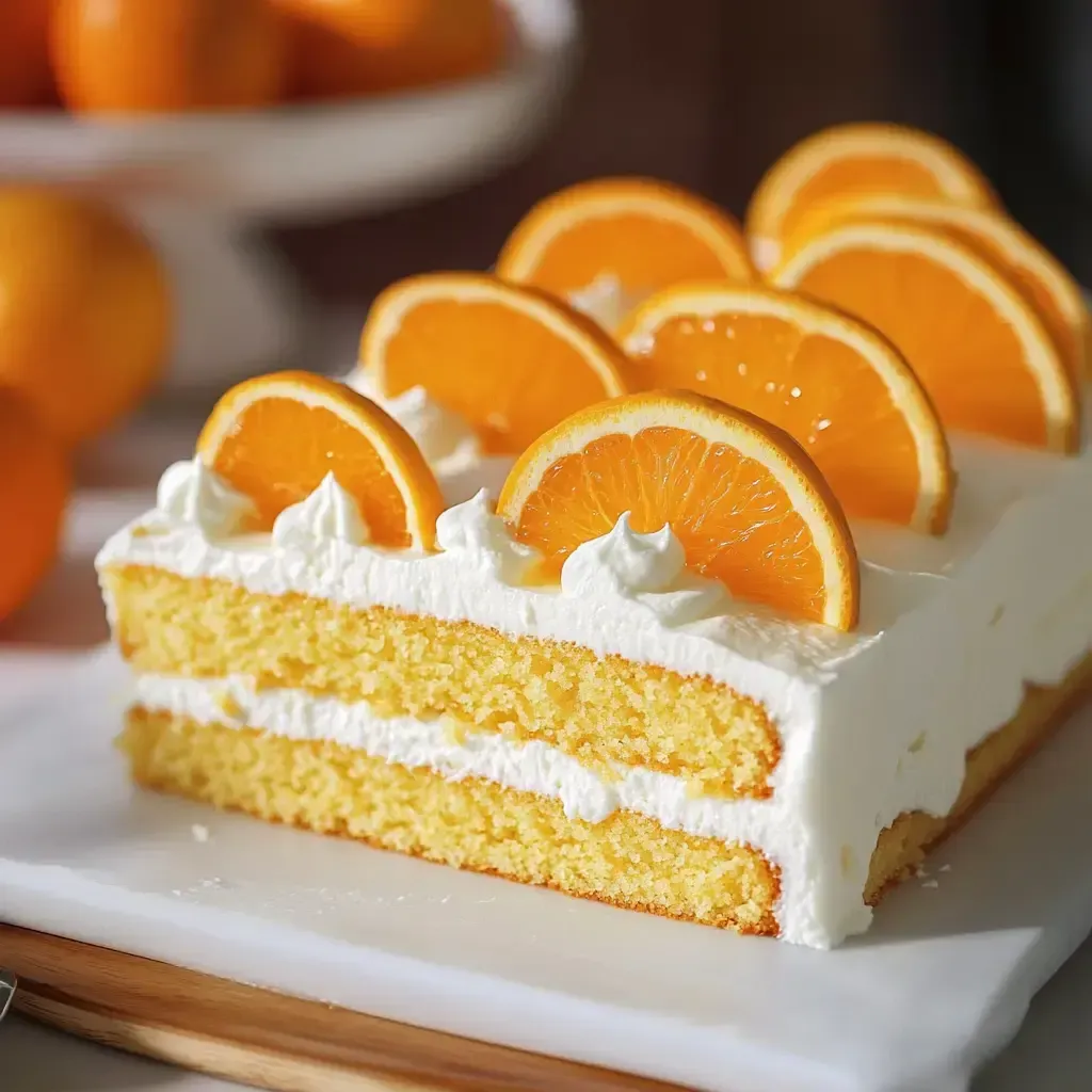 Delicious and Easy Orange Creamsicle Cake Recipe