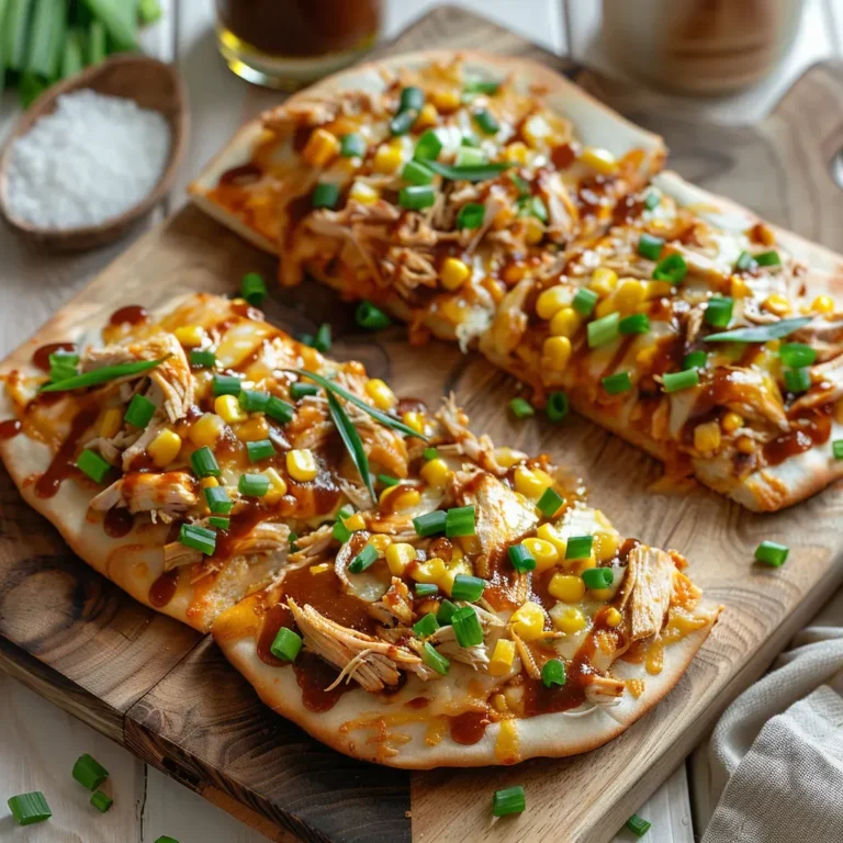 Delicious BBQ Ranch Chicken Flatbread: Easy Recipe