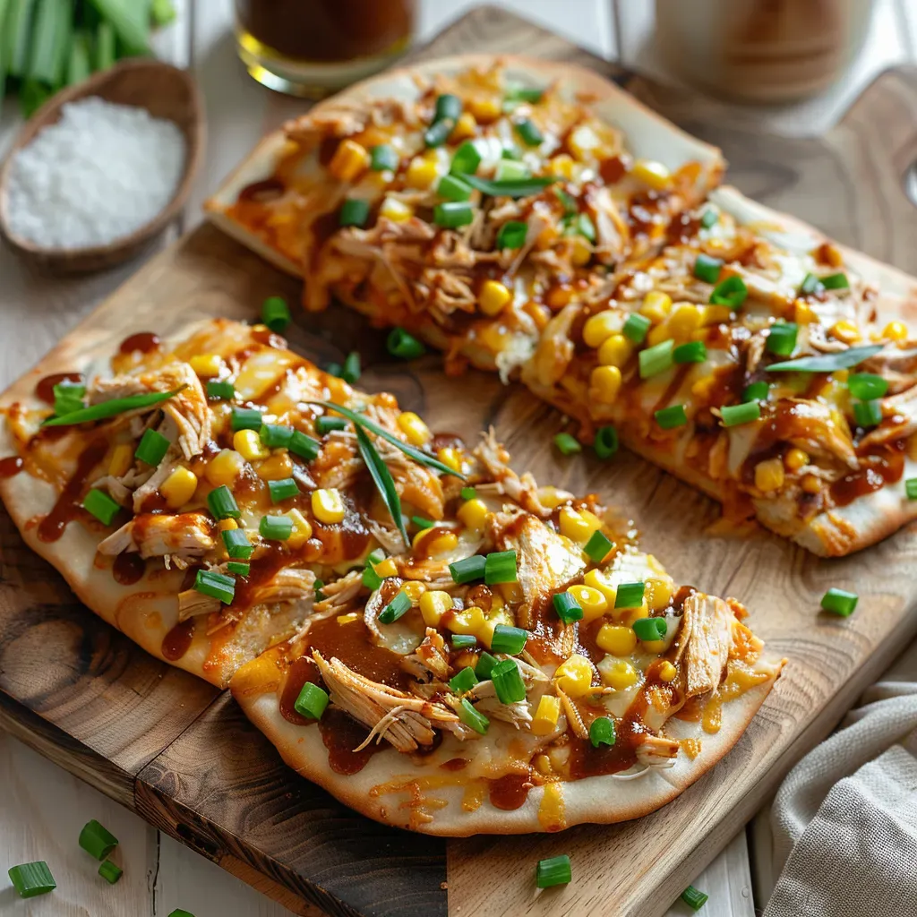 Delicious BBQ Ranch Chicken Flatbread: Easy Recipe