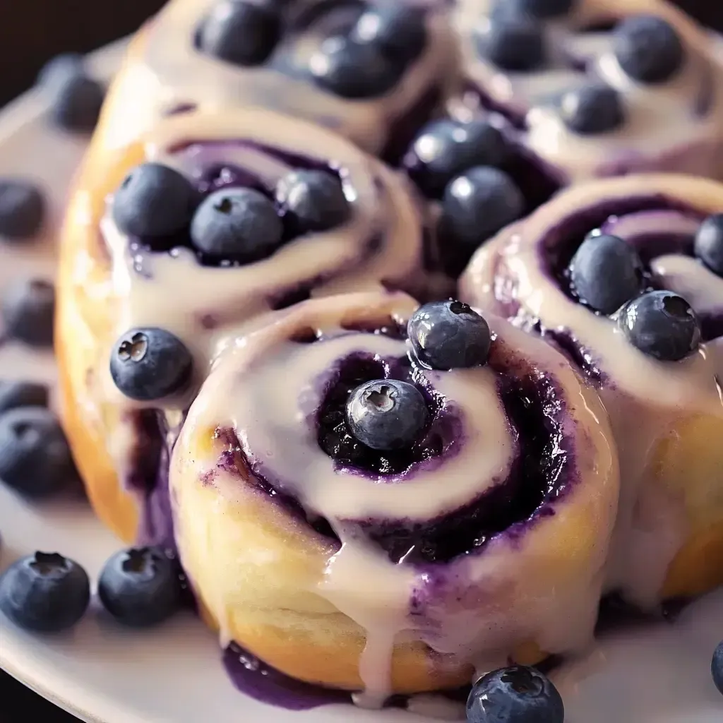 Delicious Blueberry Cinnamon Rolls Recipe