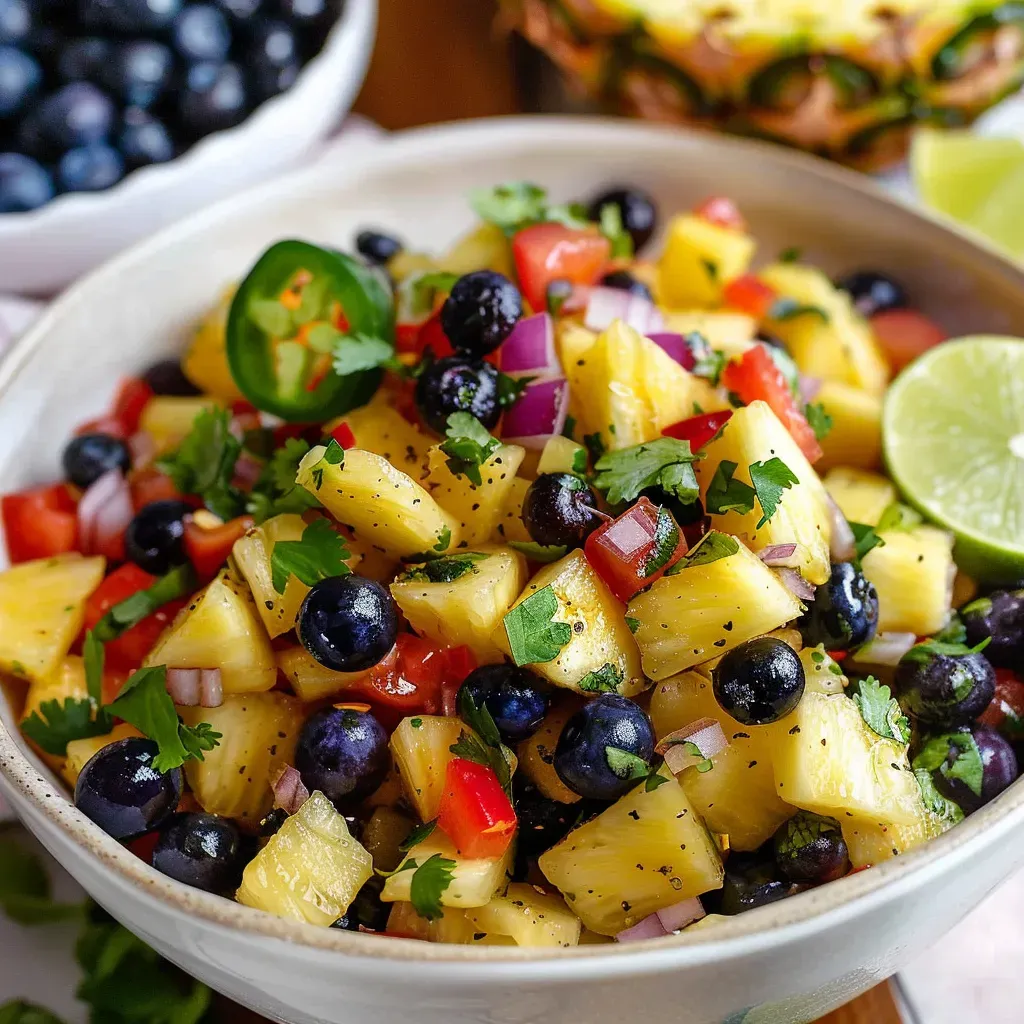 Delicious Blueberry Pineapple Salsa Recipe