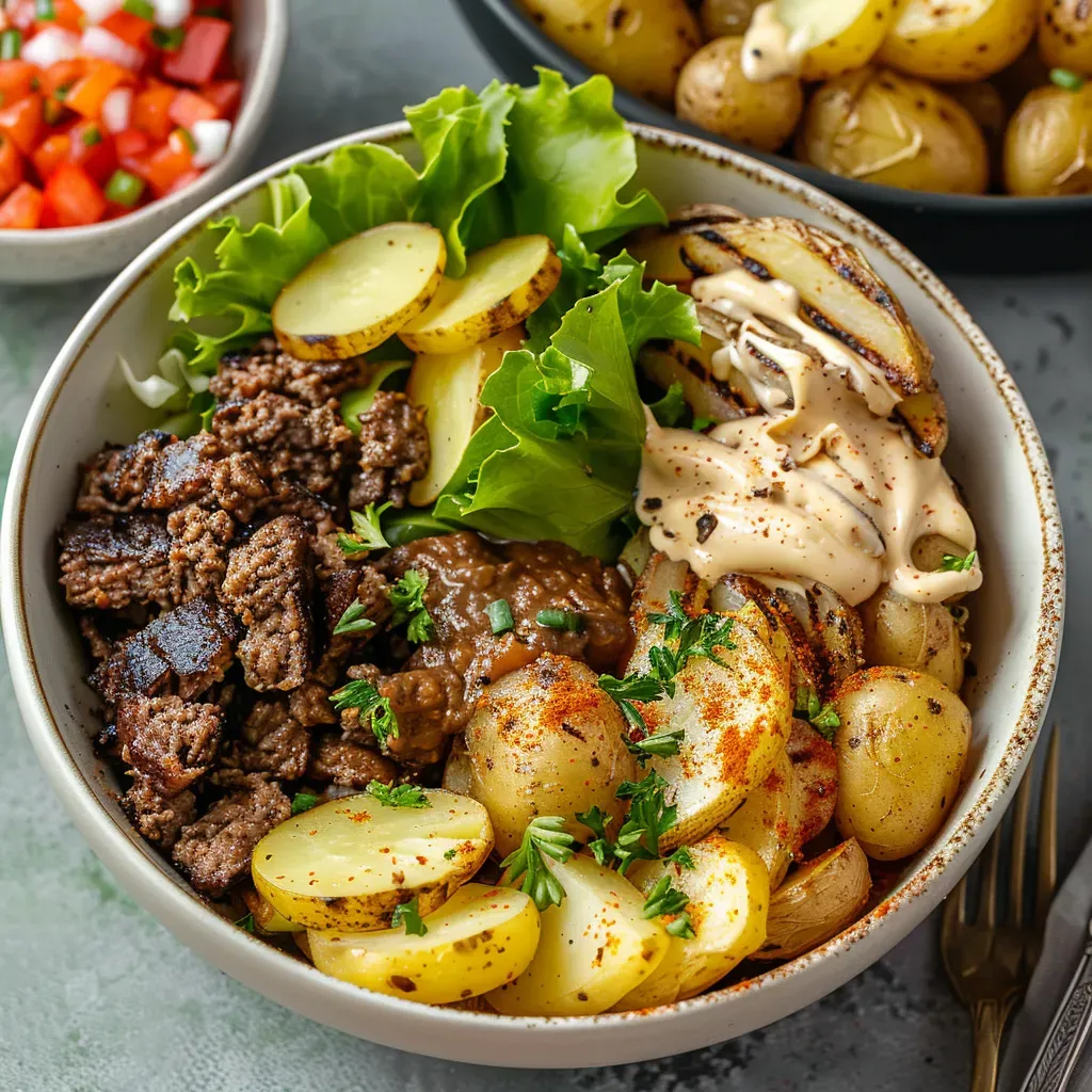Delicious Burger Bowl Recipe
