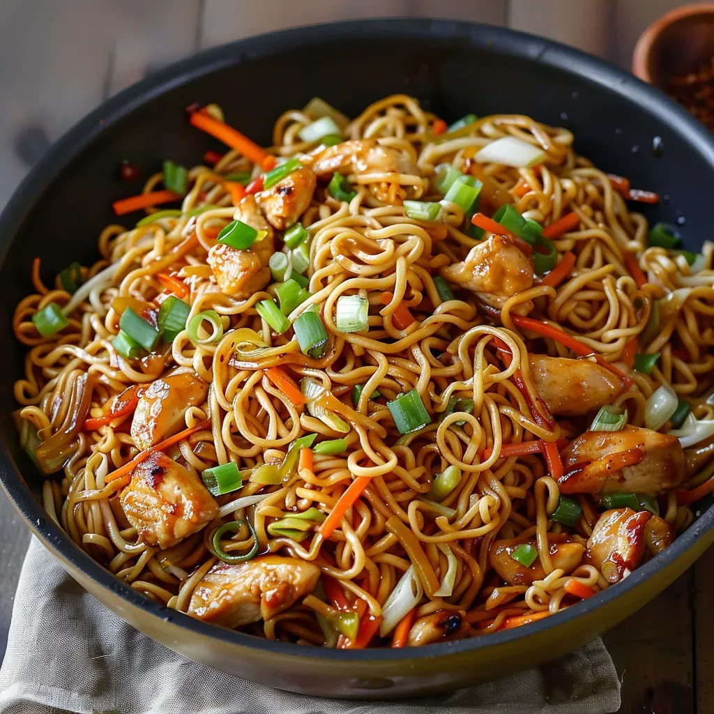 Delicious Chicken Chow Mein with Homemade Chow Mein Sauce