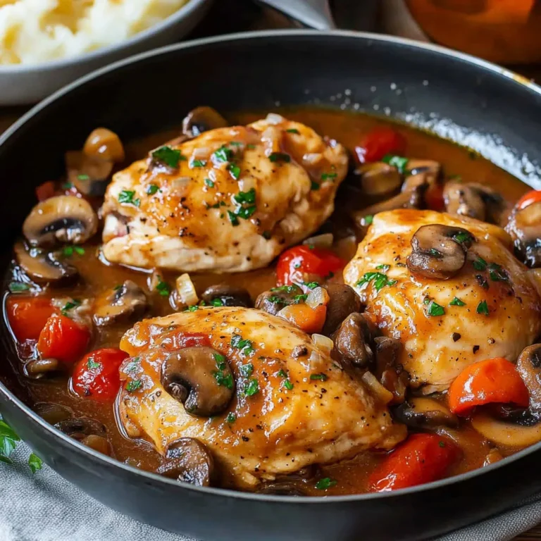 Delicious Classic French Chicken Chasseur Recipe