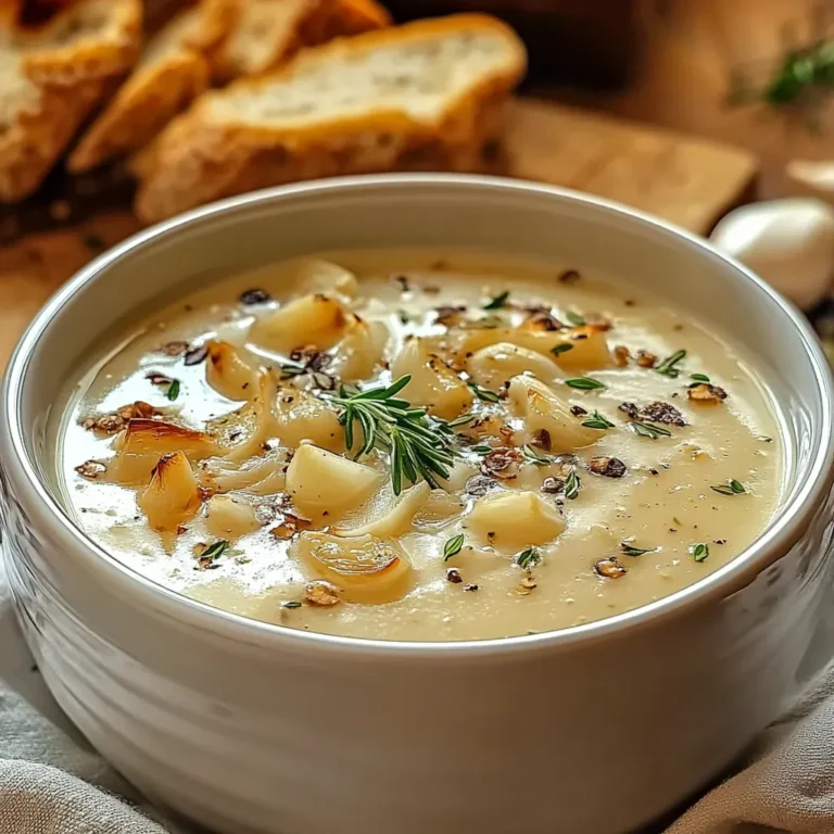 Delicious Country French Garlic Soup Recipe