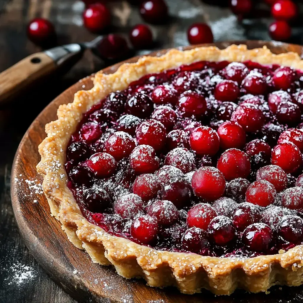 Delicious Cranberry Frangipane Tart Recipe