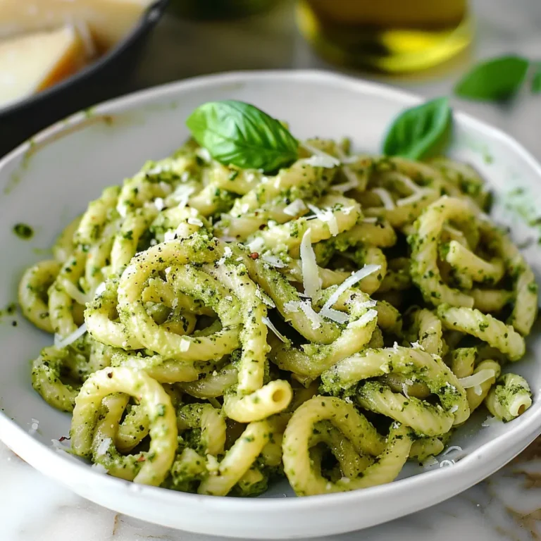 Delicious Creamy Pesto Pasta Recipe