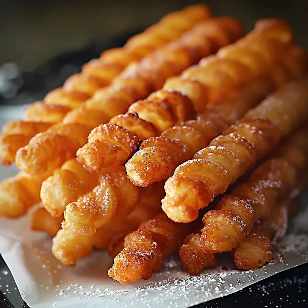 Delicious Crispy Funnel Cake Sticks Recipe