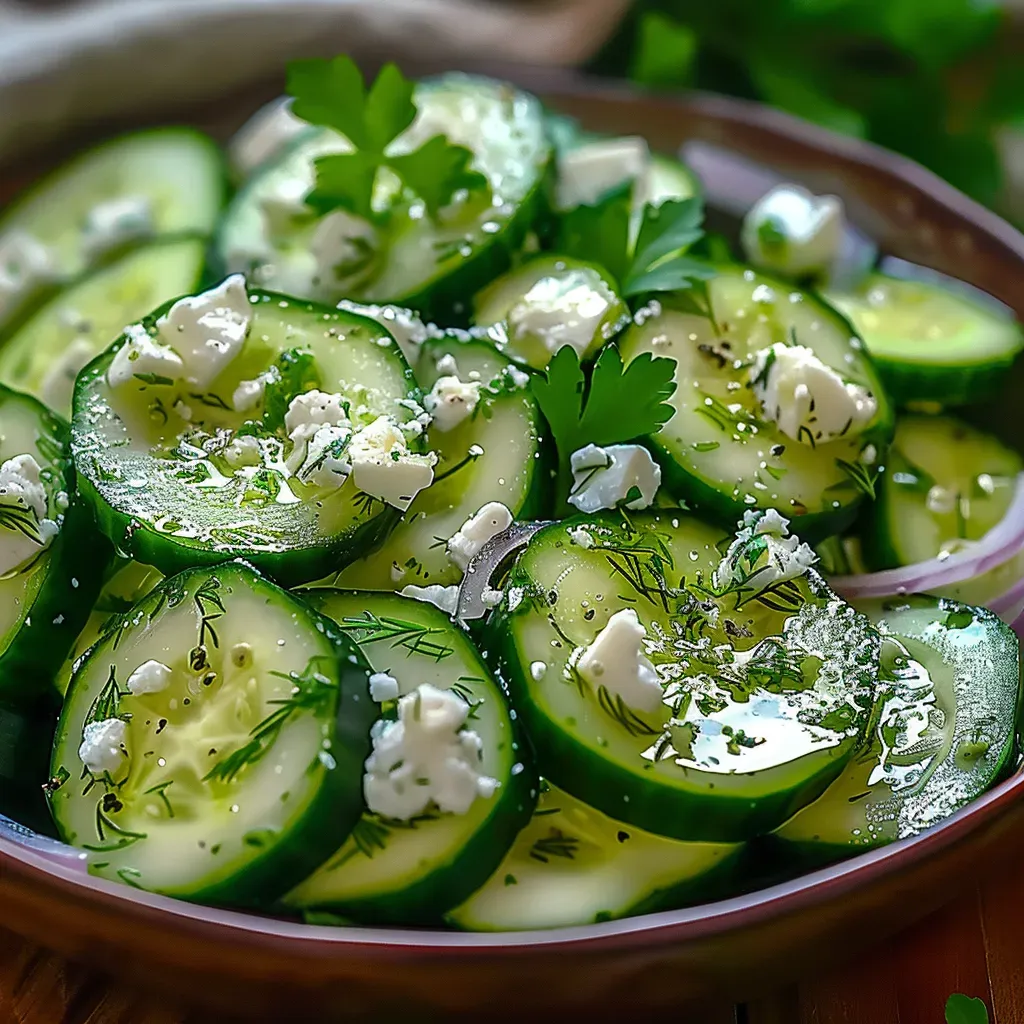 Delicious Cucumber Feta Salad Recipe