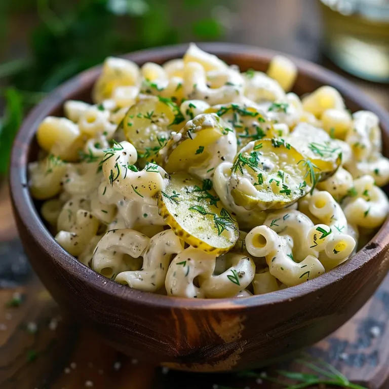 Delicious Dill Pickle Pasta Salad Recipe