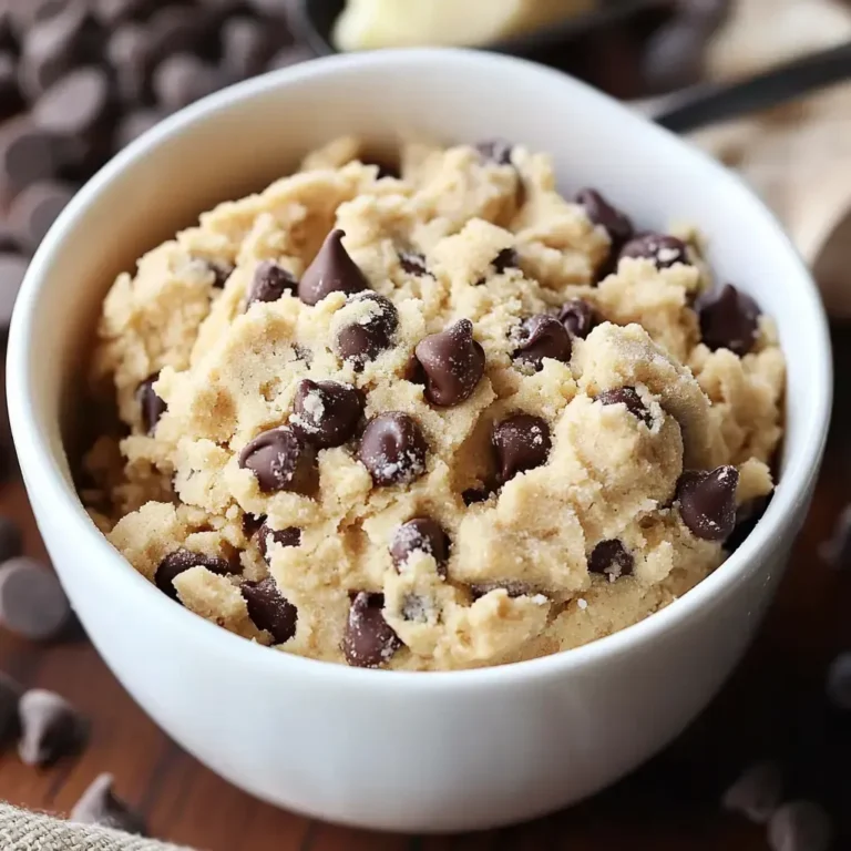 Delicious Eggless Edible Cookie Dough Recipe