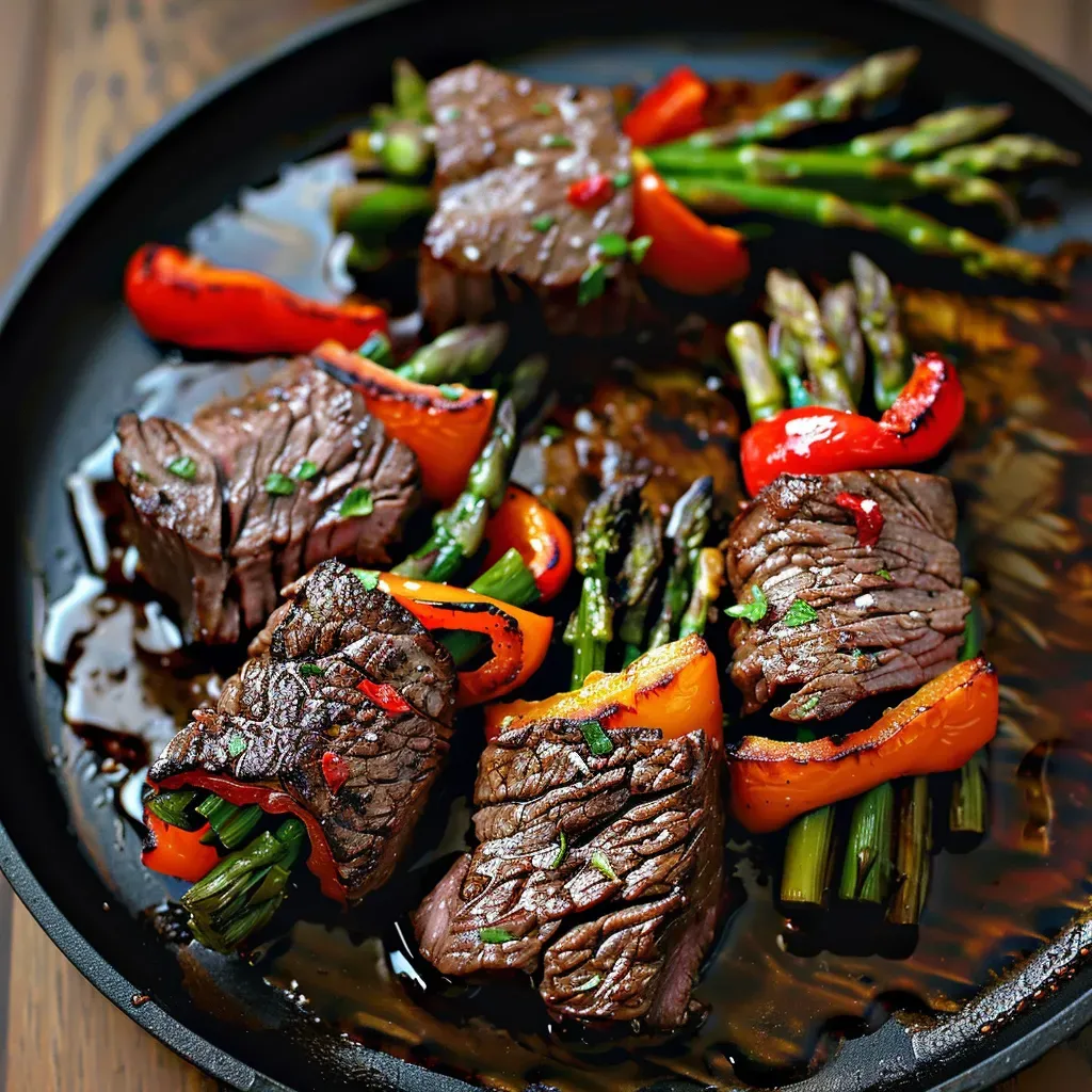 Delicious Flank Steak Vegetable Roll-Ups