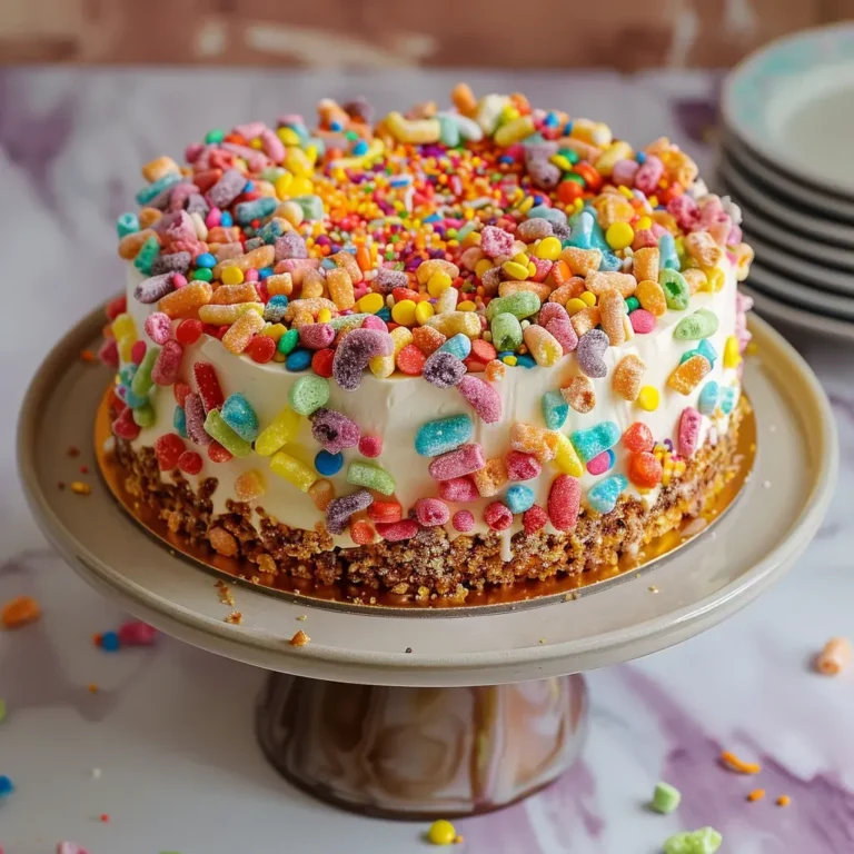 Delicious Fruity Pebbles Cheesecake Recipe