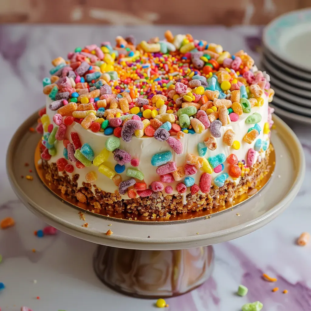 Delicious Fruity Pebbles Cheesecake Recipe