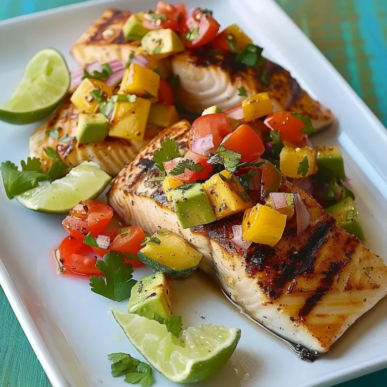 Delicious Grilled Mahi Mahi with Summer Salsa