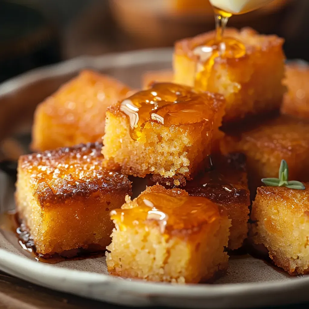 Delicious Honey Butter Cornbread Bites Recipe