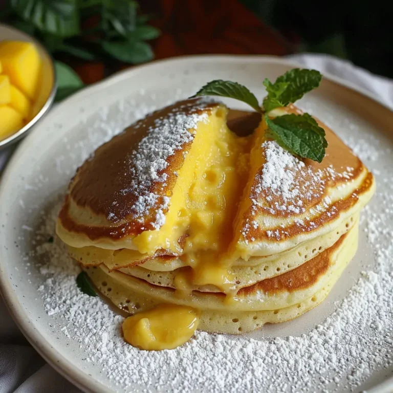 Delicious Mango Pancakes Recipe