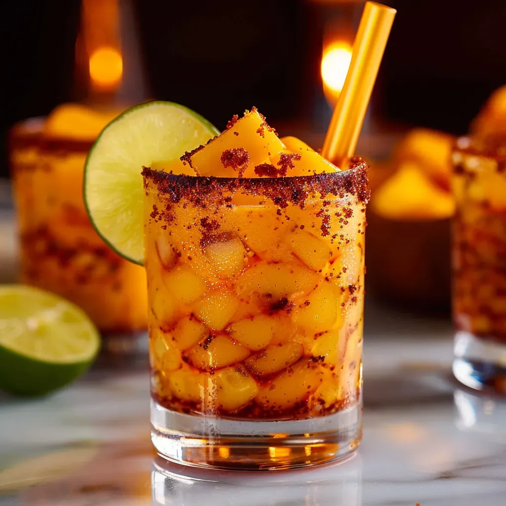 Delicious Mangonada Mocktail Recipe with Chamoy Flavor