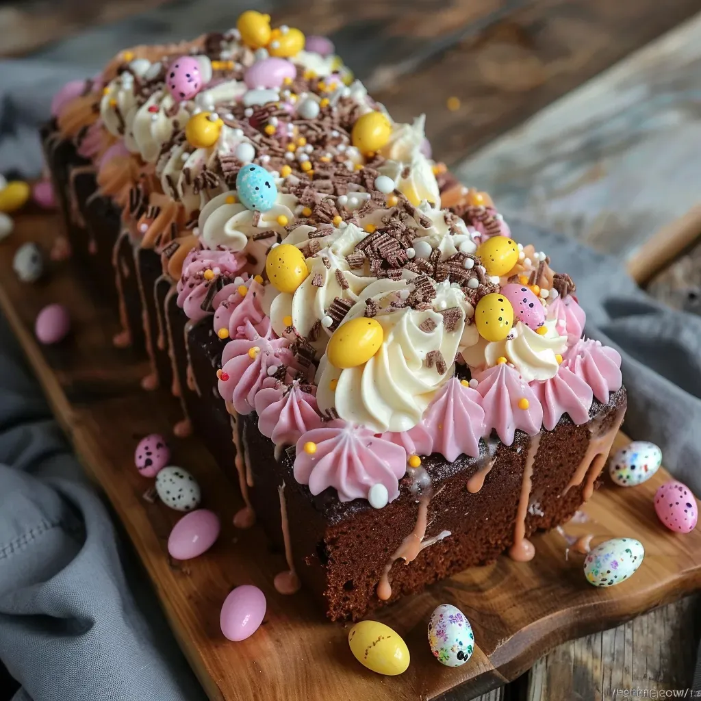 Delicious Mini Egg Loaf Cake Recipe