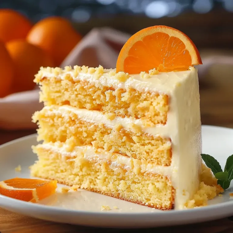 Delicious Moist Orange Cake Recipe