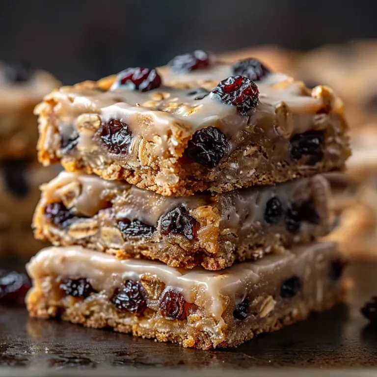 Delicious Oatmeal Raisin Cookie Bars Recipe
