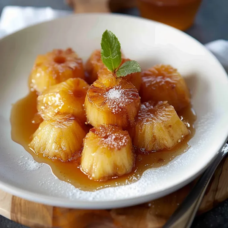 Delicious Pan Fried Pineapple Recipe: Quick & Easy