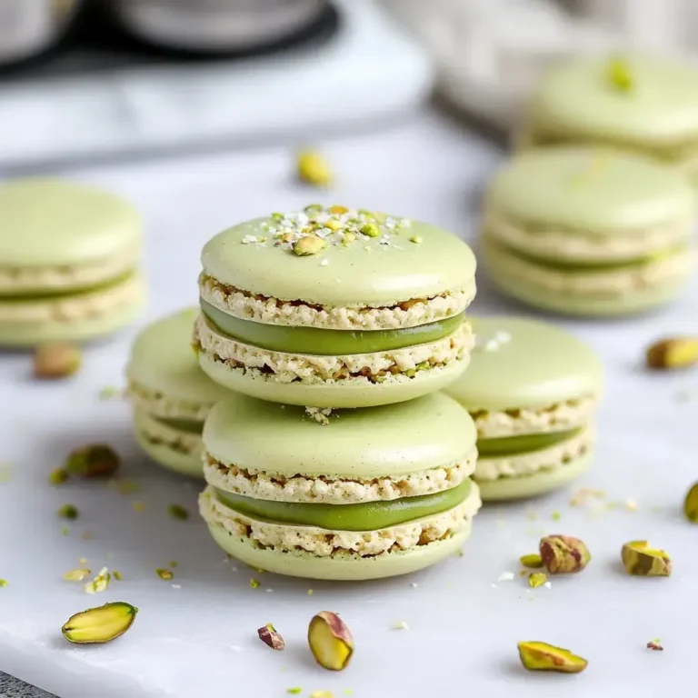 Delicious Pistachio Macarons Recipe