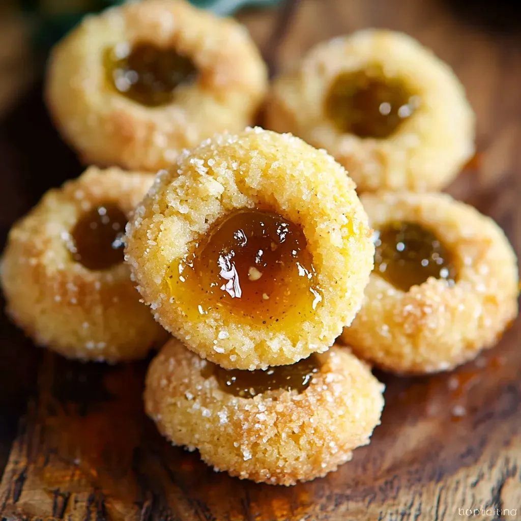 Delicious Savory Thumbprint Cookies Recipe