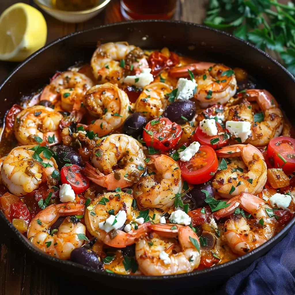 Delicious Shrimp Saganaki Recipe