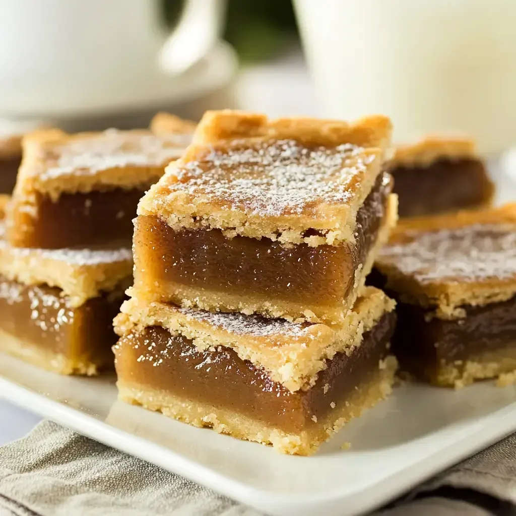 Delicious Southern Brown Sugar Pie Squares Recipe