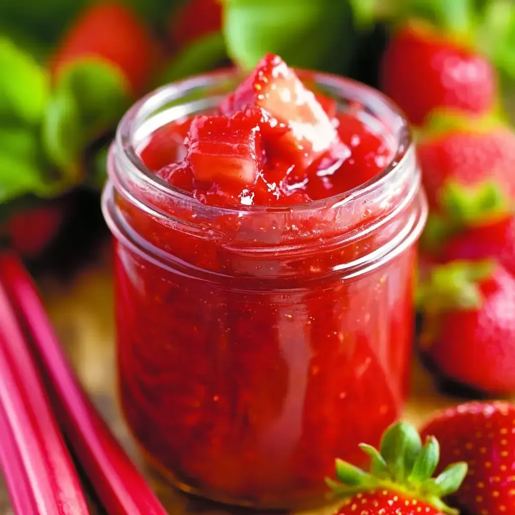 Delicious Strawberry Rhubarb Jam Recipe