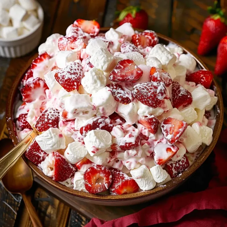 Delicious Strawberry Shortcake Fluff Salad Recipe