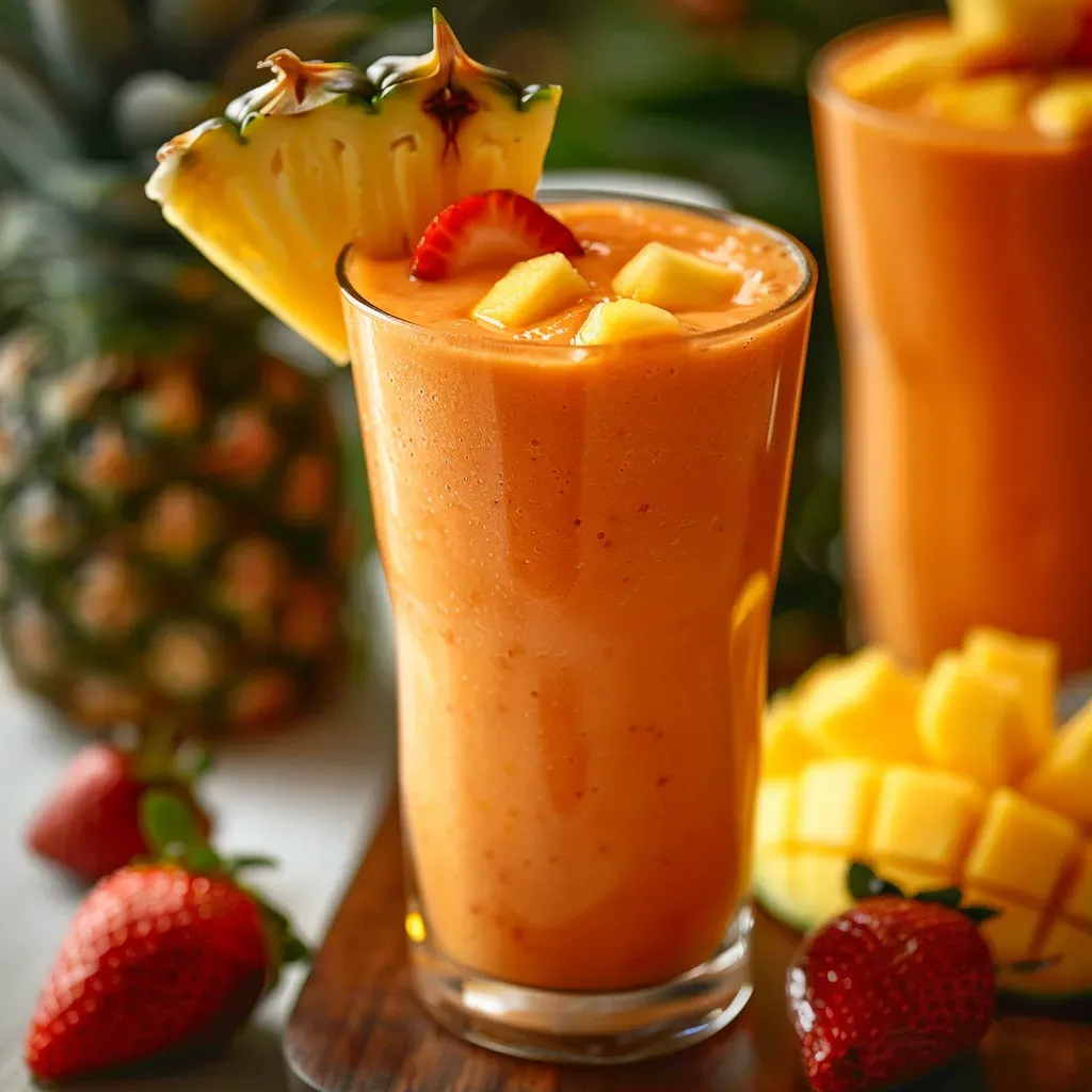 Delicious Sunrise Sunset Smoothie Recipe