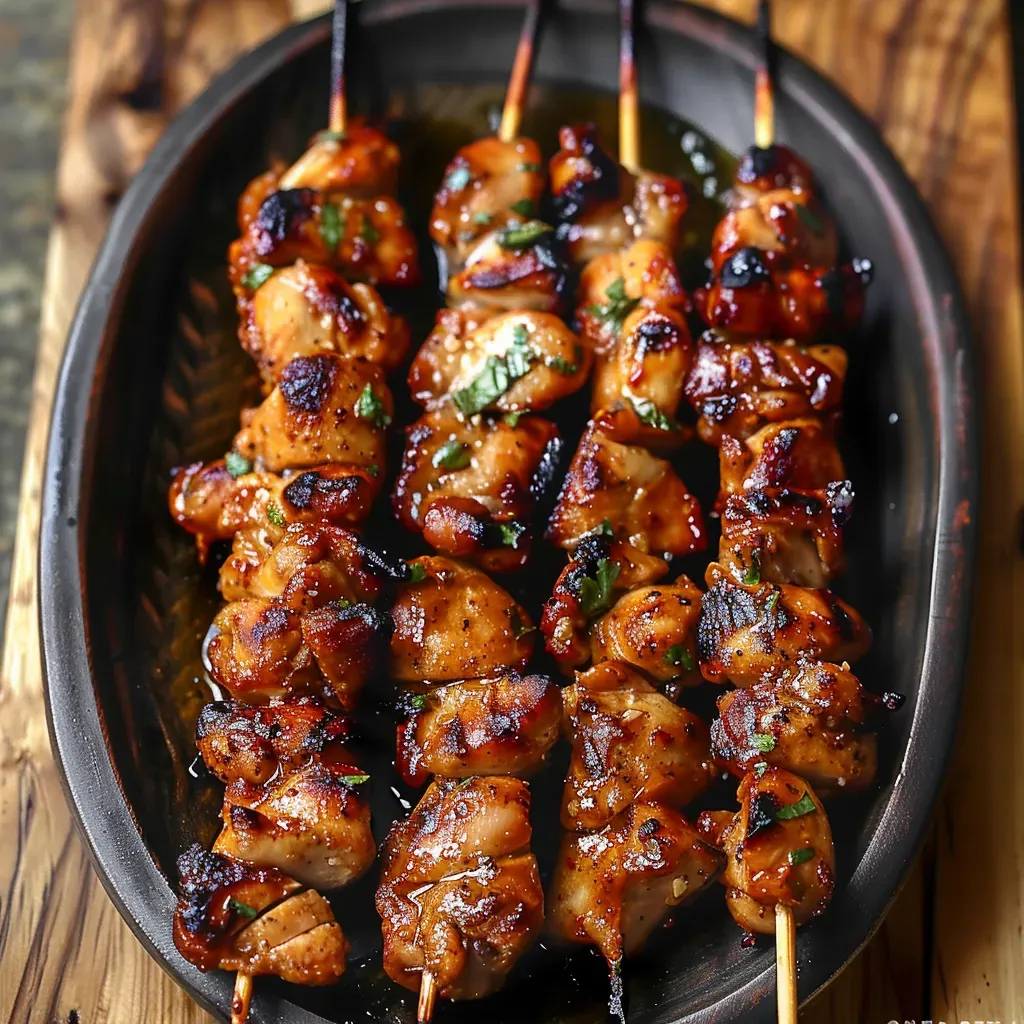 Delicious Thai Coconut Chicken Skewers Recipe