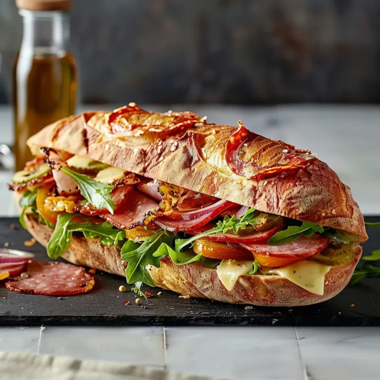 Delicious Toasted Italian Sandwich: Easy Recipe