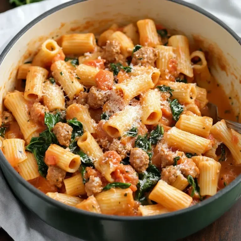 Delicious Tomato Spinach Pasta Recipe