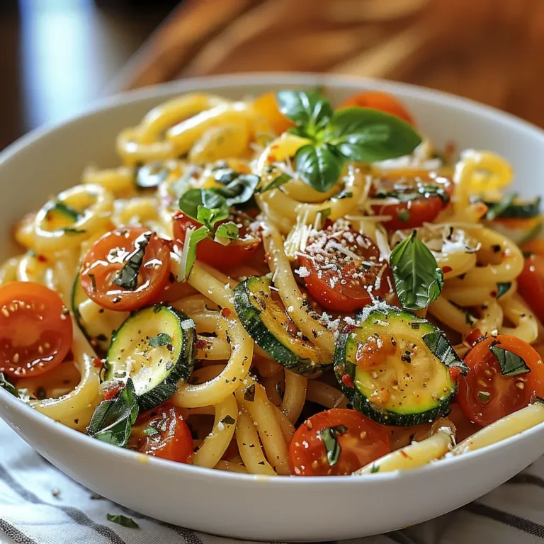 Delicious Tomato Zucchini Pasta Recipe